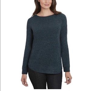 Ellen Tracy Women's Scoop Neck Tweed Sweaters - XL